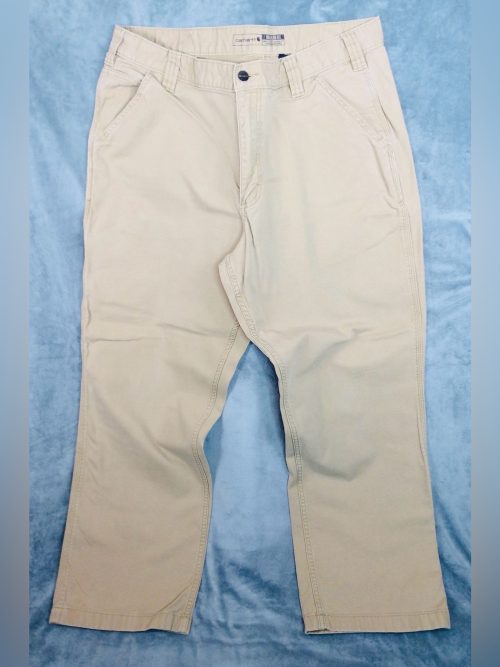 Carhartt Beige Straight-Leg Workwear Chinos 38x30